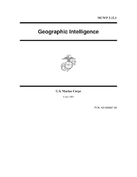Us Marine Corps Geographic Intelligence Geoint Mcwp 2