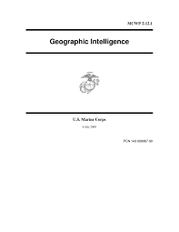 us marine corps geographic intelligence geoint mcwp 2