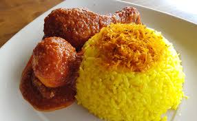 Nasi kuning merupakan masakan hasil. Nasi Kuning Sabah Malaysian Borneo
