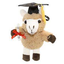Way To Celebrate Graduation Plush Backpack Clip Llama Walmart Com Graduation Hat Graduation Plush Backpack