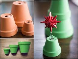 Enfants Fabriquant Des Pots De Fleurs Pour Noel 7 Idees En Pate A Modeler Enfants Fabriquant Fl Basteln Mit Kindern Basteln Mit Tontopfen Tontopf Figuren