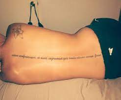 Spine Tattoo Tattoo Quotes Tattoos Spine Tattoo