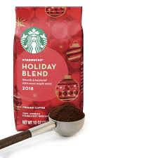 Starbucks Holiday Blend Medium Roast Ground Coffee 10oz Starbucks Holiday Blend Holiday Blend Holiday Coffee