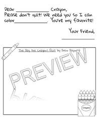 The day the crayons quit coloring page. The Day The Crayons Quit Worksheets Teachers Pay Teachers
