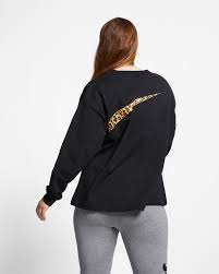 Nike Sportswear Womens Animal Crew Plus Size