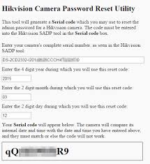 This tool is written in … Hikvision Camera Admin Password Reset Tool Ip Cam Talk