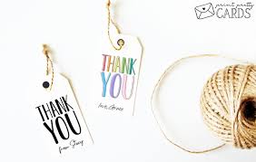 Favor tags are such cute gestures to convey how happy and blessed you have been with the gift or the presence. Free Printable Thank You Tags Print Pretty Cards