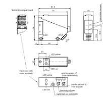 Diffuse mode sensor RLK39-8-2000-Z/31/40a/116