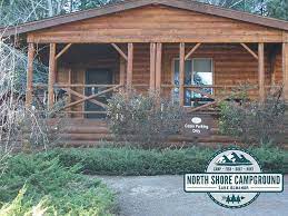 North Shore Campground Lake Almanor Cabin Rental Lake Almanor California Beach Camping Cabin