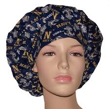 Scrub Hats-united States Naval Academy-scrubheads-bouffant Scrub Hat-ncaa  Scrub Hat-scrub Hats for Women-anesthesia Scrub Hat-scrub Caps