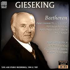 GIESEKING Experimental stereo Beethoven Emperor, plus Concerto No. 4 (