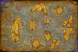 If you start a subscription or you buy game time, you immediately have access to all previous world of warcraft expansions, and you can play all the content and all the maps up to level 50. Azeroth Map In 4 5 Expansions Azeroth Map Warcraft Map Fantasy World Map