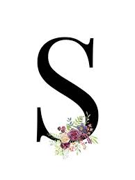 Choose from 1100+ letter s graphic resources and download in the form of png, eps, ai or psd. Letter S Floral Alphabet Instant Digital Download Etsy Monogram Printable Letters Monogram Printable Floral Monogram Letter
