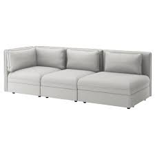 Vallentuna 3 Seat Modular Sleeper Sofa With Open End Orrsta Light Gray Ikea Modular Sofa Modular Corner Sofa Vallentuna