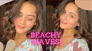 How to: VOLUMINOUS BEACHY WAVES || Perfect Beachy waves at home