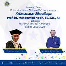 Maybe you would like to learn more about one of these? Ucapan Selamat Atas Pelantikan Rektor Unair 2020 2025 Universitas Negeri Malang Um