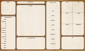Cool Character Development Template Character Sheet Template Rpg Character Sheet Character Sheet