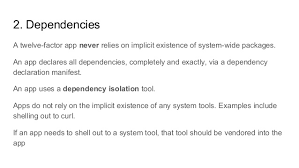 But then does this also make the configuration server the single point of failure or. Twelve Factor Apps