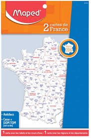 Voici le coloriage de la carte de la france. Maped Gabarit Carte De France Contenu 2 Pieces Amazon Fr High Tech