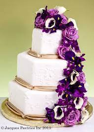 Pin By Roxanne Payne On Wedding Ideas Purple And Gold Wedding Gold Wedding Cake Purple Wedding Cakes