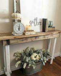 70 Easy Diy Rustic Fall Decor Ideas Http Homedecors Info 70 Easy Diy Rustic Fall Decor Ideas Hall Table Decor Entry Table Decor Foyer Table Decor