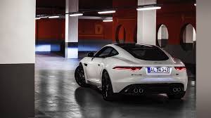 2018 Jaguar F Type White Car Rear View Wallpaper Jaguar F Type White Car Car