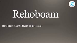 Holbein's frescoes of rehoboam and of the meeting between saul and samuel were more simply designed than their predecessors. How To Pronounce Rehoboam Youtube