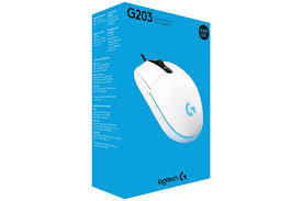 This mouse gives off an amazing beam of light by using rgb light. Dick Smith Logitech G203 Hero Lightsync White 910 005791 Ht Computers Tablets Networking Keyboards Mice Pointers Mice Trackballs Touchpads
