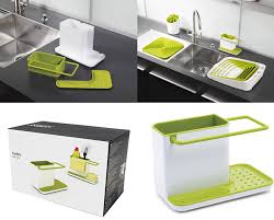 Sanduby sponge holder kitchen sink suction holder sink organizer basket for sponge, brushes, razors, bar soap in kitchen bathroom, 5.90x3.15x2.60,aluminum (silver,1). Buy Sink Caddy Kitchen Sink Organizer Sponge Holder 85021 At Best Price In Pakistan