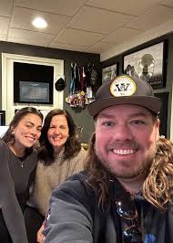 So thankful these two came up my way for a few days of writing!! ❤️ love  our songs & miss y'all already!! Emily Weisband and James McNair Music