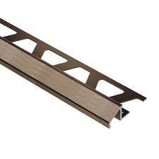 Check spelling or type a new query. Schluter Reno U Transition Profile 3 8in In Brushed Antique Bronze Anodized Aluminum 3 8in 951200326 Floor And Decor