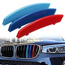 Housesweet M Farbe Auto Kuhlergrill Streifen Abdeckung Aufkleber Clips Fur Bmw 5er E60 04 10 Amazon De Garten In 2020 Bmw Bmw 2er Kuhlergrill