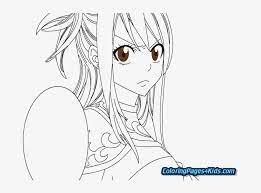 Free fairy tail coloring page to print and color, for kids. Fairy Tail Coloring Pages Anime Fairy Tail Lucy Coloring Pages Free Transparent Png Download Pngkey