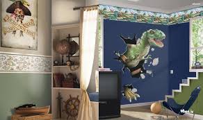 Blue kids curtains boys bedroom curtains childrens curtains Dinosaur Kids Room Decor With Bedrooms Dinosaurus Theme