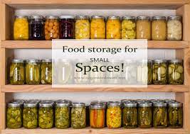 Here's one, inexpensive solution i've found. 5 New Ideas For Storing Food In Small Places The Organized Mom
