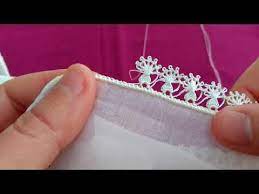 her yazma kenarina renkli oya modeli yapilmiyor tek sira cicekli igne oyasi modeli kolay yapilan ve tek renk orgu motifleri boncuk tig desenleri oya ornekleri