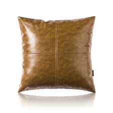 With a huge selection in stock, we offer interest free finance and fast delivery options all over the uk and ireland. Modern Simple Yellow Brown Crazy Horse Leather Cushion Pu Faux Leather Sofa Pillow Cover Car Office Lumbar Pillow Cover