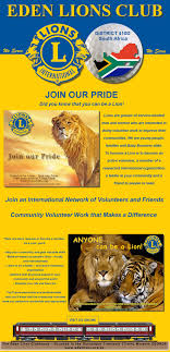 Club Promotional Banners Join Our Pride Lion Poster Lions Lions Clubs International