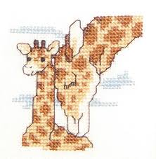 Cross stitch alphabet zoo patterns for baby. Giraffe Mother And Baby Cross Stitch Cross Stitch Cross Stitch Bookmarks Cross Stitch Patterns