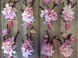 Cherry Blossom Corsages Cherry Blossom Wedding Cherry Blossom Wedding Bouquet Cherry Blossom Theme