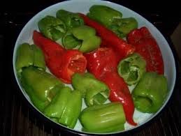 Gebackene Schmand Paprika Bosnisch Rezept Rezept Rezepte Lebensmittel Essen Albanisches Essen
