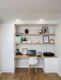 From the wall until the chair, everything can be elevated into something fun, cool, but also useful at the same time. 7 Ways To Make Your Dream Home Office Work For You Home Office Decor Office Inspiration Workspaces Home Office Design