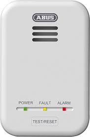 Detectors for gas appliances (reverse side) fig. Abus Gas Alarm Gwm100me 81443