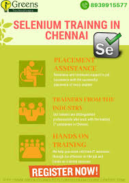 Selenium Training In Chennai Green Technology Projects Chennai