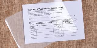 Place the card in the center of the laminating pouch with a large border around it. Should I Laminate My Covid 19 Vaccine Card Martha Stewart
