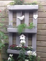 Pallet Plantenbak Garten Deko Garten Deko Ideen Paletten Garten