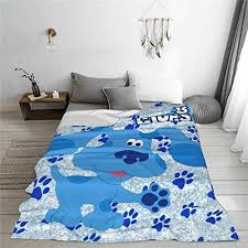 Blue's clues s01 e14 blue wants to play a song game.mp4 download. Eva Gibbons Flannel Blanket Blues Clues Dog Covers Throw Blanket For Bed Sofa Living Room Summer Small 50x40 In For Kids Kids Bedding Home Kitchen Sailingschool Pl