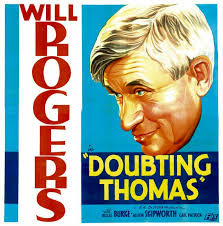 Doubting Thomas Will Rogers 1935 Tm And Copyright ??20Th Century Fox Film  Corp. All Rights Reserved./Courtesy Everett Collection Movie Poster  Masterprint
