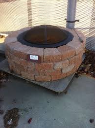 Apr 29, 2019 · when purchasing bricks for the fire pit wall, go for something sturdy like retaining wall bricks or concrete pavers. Backyard Fire Pits Lowes Novocom Top