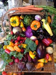 Vintage Veggie Basket Fruits Et Legumes Alimentation Fruits